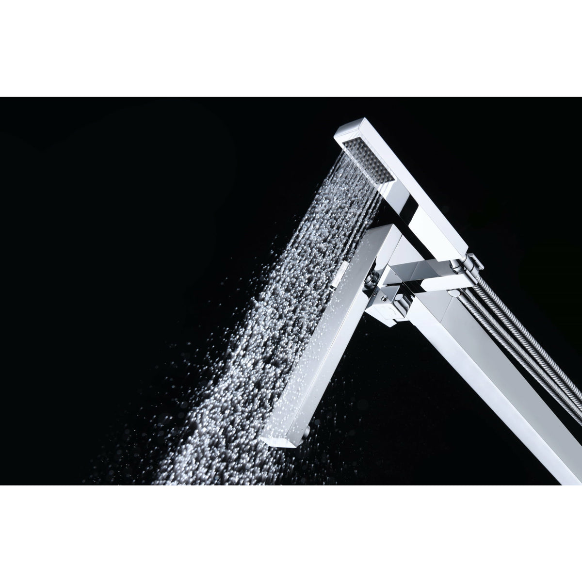 Anzzi Khone 2-Handle Claw Foot Tub Faucet with Hand Shower (Polished Chrome) Parts - Solid Brass Valves - FS-AZ0037 - Vital Hydrotherapy