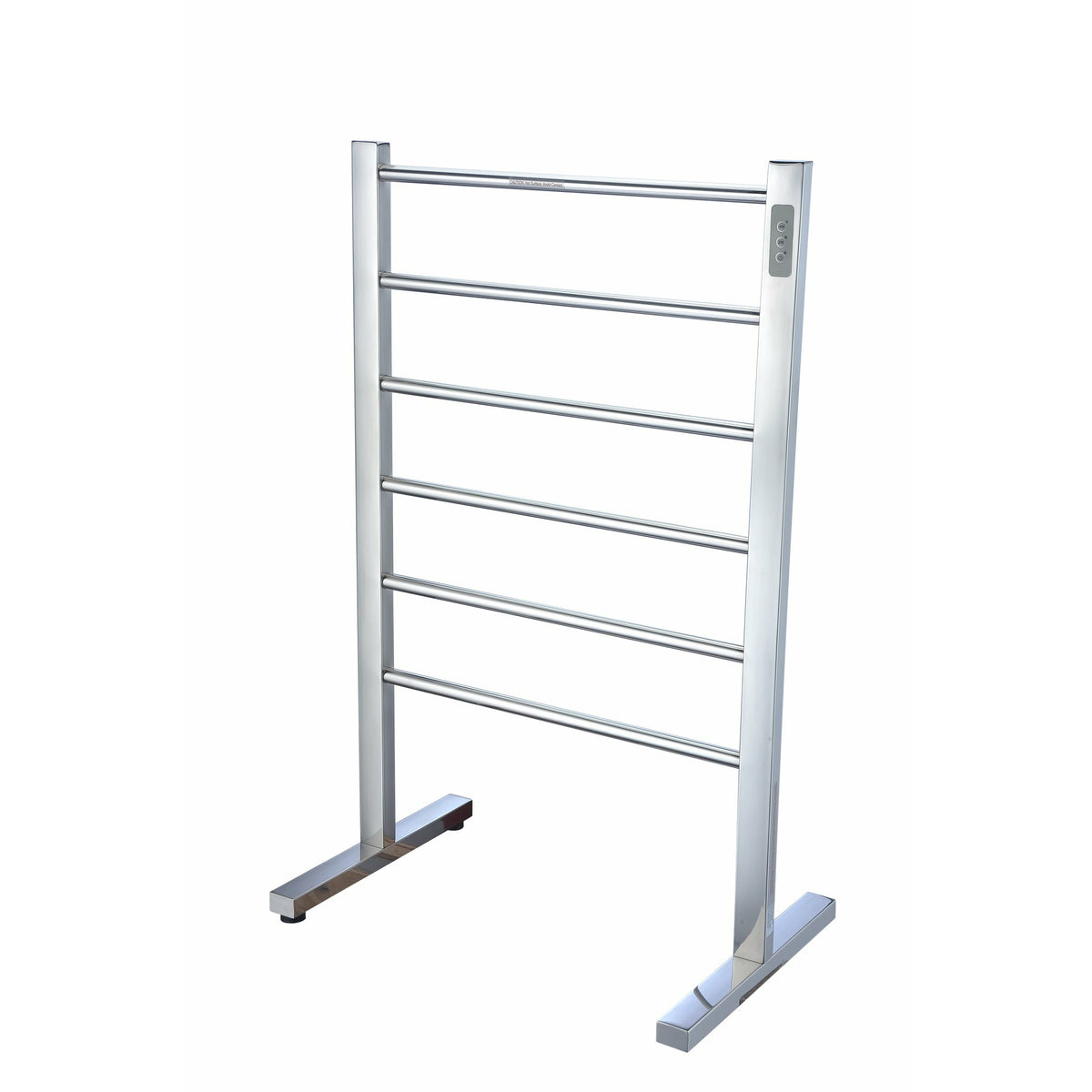 Anzzi Kiln Series 6-Bar Stainless Steel Floor Mounted Electric Towel Warmer Rack (Polished Chrome) TW-AZ068 - Vital Hydrotherapy