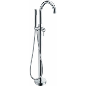 Kros Faucet with Hand Shower in Polished Chrome FTAZ092 - Vital Hydrotherapy