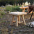 Dundalk Canadian Timber Table/Stool 45x38x46cm L136 - Outdoor Setting - Vital Hydrotherapy