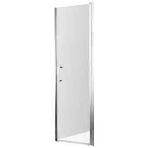 Anzzi Lancer 29 in. x 72 in. Semi-Frameless Shower Door with Tsunami Guard - Tempered Glass - Marine Grade Aluminum Alloy Frame - Brushed Nickel - SD-AZ051-02 - Vital Hydrotherapy
