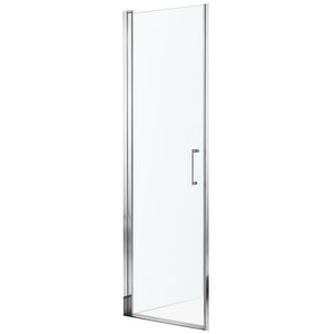 Anzzi Lancer 29 in. x 72 in. Semi-Frameless Shower Door with Tsunami Guard - Tempered Glass - Marine Grade Aluminum Alloy Frame - Polished Chrome - SD-AZ051-02 - Vital Hydrotherapy