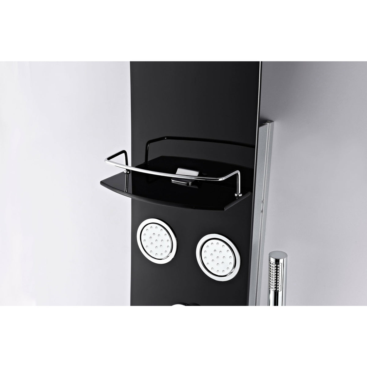 Anzzi Acu-stream Vector Massage Body Jet and Deco-Glass Shampoo Shelves - SP-AZ047 - Vital Hydrotherapy