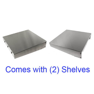 MHP Stainless Steel Fold Down Shelf Kit with (2) Shelves GGDDSK(G) - Vital Hydrotherapy
