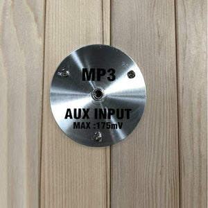 Maxxus Seattle Low EMF FAR Infrared Sauna MP3 Aux connection