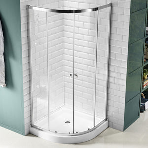 Anzzi Mare 35 in. X 76 in. Framed Shower Enclosure With Tsunami Guard - Tempered Glass - Marine Grade Aluminum Alloy Frame - Polished Chrome - SD-AZ050-01 - Lifestyle - Vital Hydrotherapy