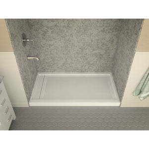 Anzzi Meadow Series 60 in. x 32 in. Shower Base in Marine Grade Acrylic in Bright and Vibrant White Finish - Rectangular Shape - SB-AZ013WL - Lifestyle - Vital Hydrotherapy