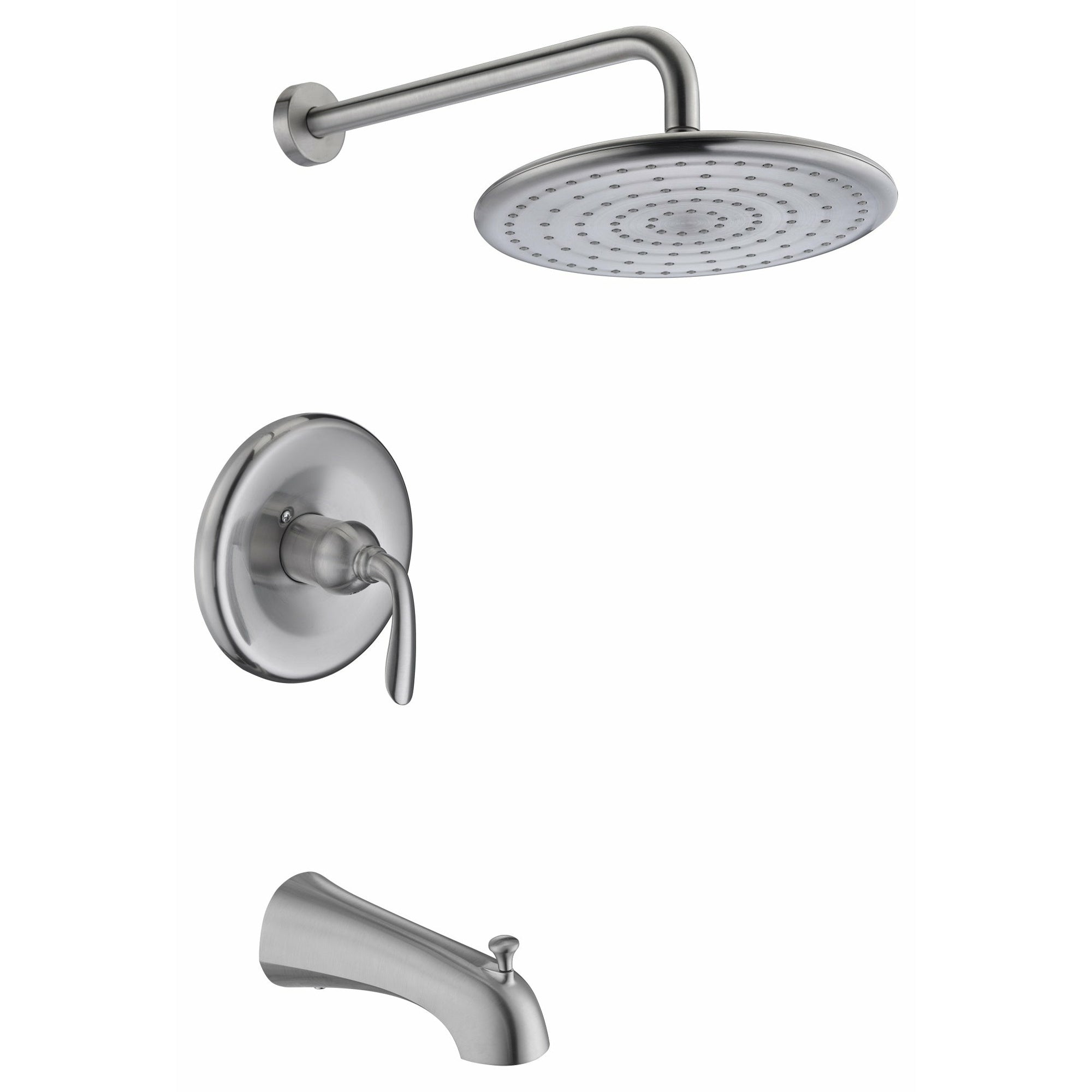 Anzzi Meno Series Single-Handle 1-Spray Tub and Shower Faucet in Brushed Nickel SH-AZ032 - Vital Hydrotherapy