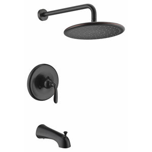 Anzzi Meno Series Single-Handle 1-Spray Tub and Shower Faucet in Oil Rubbed Bronze SH-AZ032 - Vital Hydrotherapy