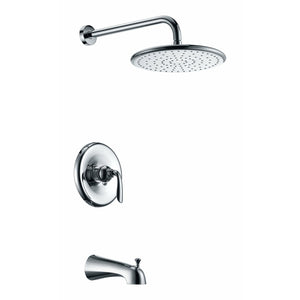 Anzzi Meno Series Single-Handle 1-Spray Tub and Shower Faucet in Polished Chrome SH-AZ032 - Vital Hydrotherapy