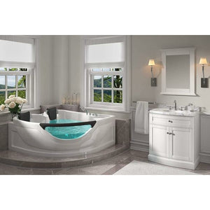 Mesa Two Person Whirlpool Tub 60" x 60" x 28" BT-150150 - Side by Side Contoured Seating, Whirlpool Jets and Complete Back Massage - Lifestyle - Vital Hydrotherapy