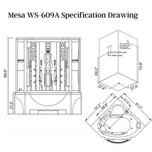 Mesa Steam Shower WS-609 A