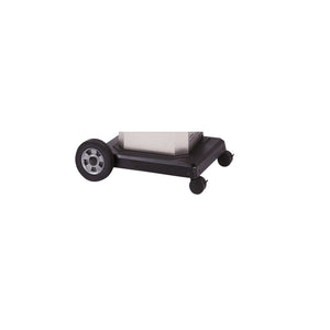 MHP Portable Propane Column Base for MHP OCOLB or OCOL Columns OM-P - Aluminum Construction - Black Powder Painted Cast Aluminum Portable Base - 8" Rubber Wheels and Locking Casters - Vital Hydrotherapy