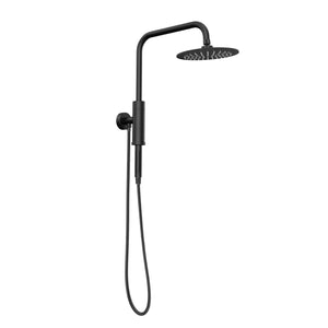PULSE ShowerSpas Shower System - Aquarius Shower System - All brass construction in matte black bronze finish - 8" Rain showerhead with soft tips, hand shower with 59" double-interlocking stainless steel hose and Magnetic hand shower holder - 1052-MB - Vital Hydrotherapy
