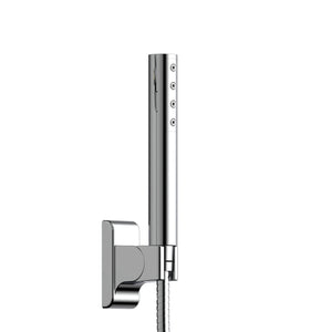 PULSE ShowerSpas Shower System - Atlantis Shower System - All brass body and fixtures - Hand shower holds by the hand shower holder - Polished Chrome - 1059 - Vital Hydrotherapy