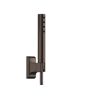 PULSE ShowerSpas Shower System - Atlantis Shower System - All brass body and fixtures - Hand shower holds by the hand shower holder - Oil rubbed bronze - 1059 - Vital Hydrotherapy