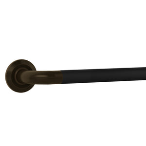 PULSE Ergo Safety Bar Stainless Steel - With a decorative design - Safety bar in Oil rubbed bronze stainless finish - Ergonomic soft grip - 4006 - Vital Hydrotherapy