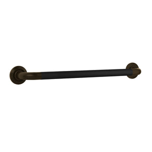 PULSE Ergo Safety Bar Stainless Steel - With a decorative design - Safety bar in Oil rubbed bronze stainless finish - Ergonomic soft grip - 4006 - Vital Hydrotherapy