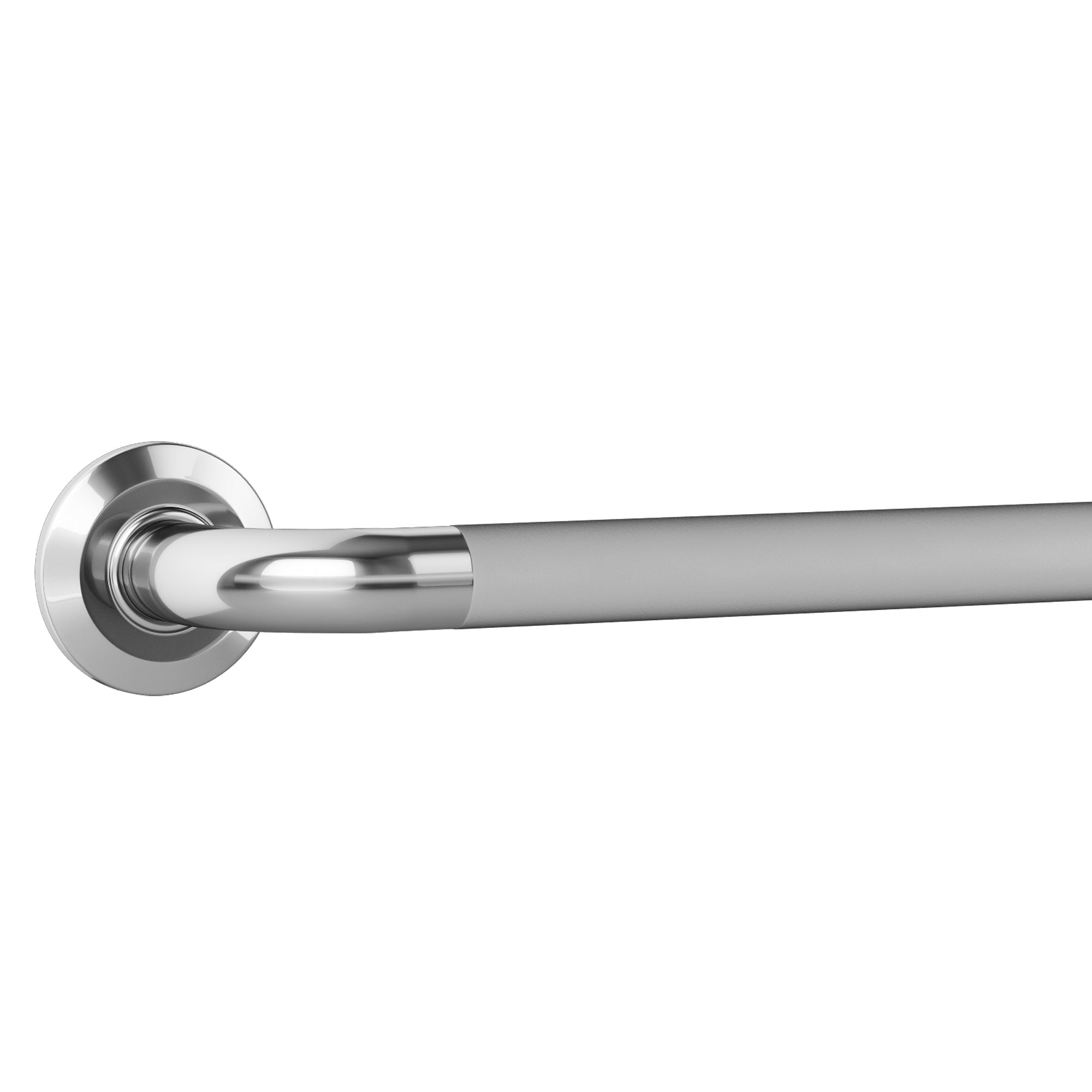 PULSE Ergo Safety Bar Stainless Steel - With a decorative design - Safety bar in Polished Chrome stainless finish - Ergonomic soft grip and Optional Towel Bar - 4006 - Vital Hydrotherapy