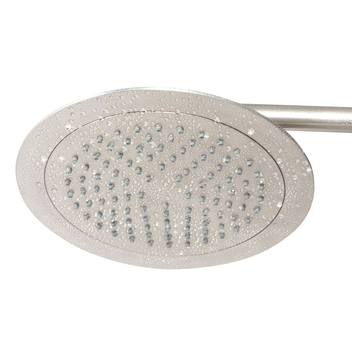 PULSE ShowerSpas Shower System - Lanai Shower System - 8" faced rain showerhead with soft tips - Brushed Nickel - 1089 - Vital Hydrotherapy