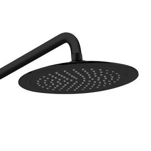 PULSE ShowerSpas Shower System - Lanai Shower System - 8" faced rain showerhead with soft tips - Matte black - 1089 - Vital Hydrotherapy