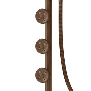 PULSE ShowerSpas Shower System - Lanai Shower System - 3 PULSE body jets - Oil rubbed bronze - 1089 - Vital Hydrotherapy