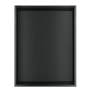 PULSE ShowerSpas Niche – 304 Stainless Steel - 10mm thin, sleek rectangular border - Matte Black - Dimensions: 19.6 × 15.4 × 6.3 in - NI-1216 - Vital Hydrotherapy