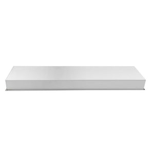 PULSE ShowerSpas Niche – 304 Stainless Steel - 10mm thin, sleek rectangular border - Stainless Steel Brushed - Dimensions: 51 × 15.4 × 6.3 in - NI-1248 - Vital Hydrotherapy