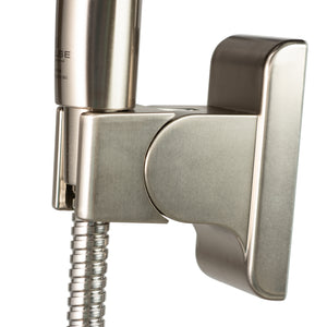 PULSE ShowerSpas Chrome Shower System - Oasis Shower System - Water-saving trickle control - Brushed Nickel - 1053 - Vital Hydrotherapy