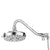 PULSE ShowerSpas Chrome Shower System - Oasis Shower System - 5-function showerhead with soft tips, 6-function hand shower and Water-saving trickle control - Polished Chrome - 1053 - Vital Hydrotherapy