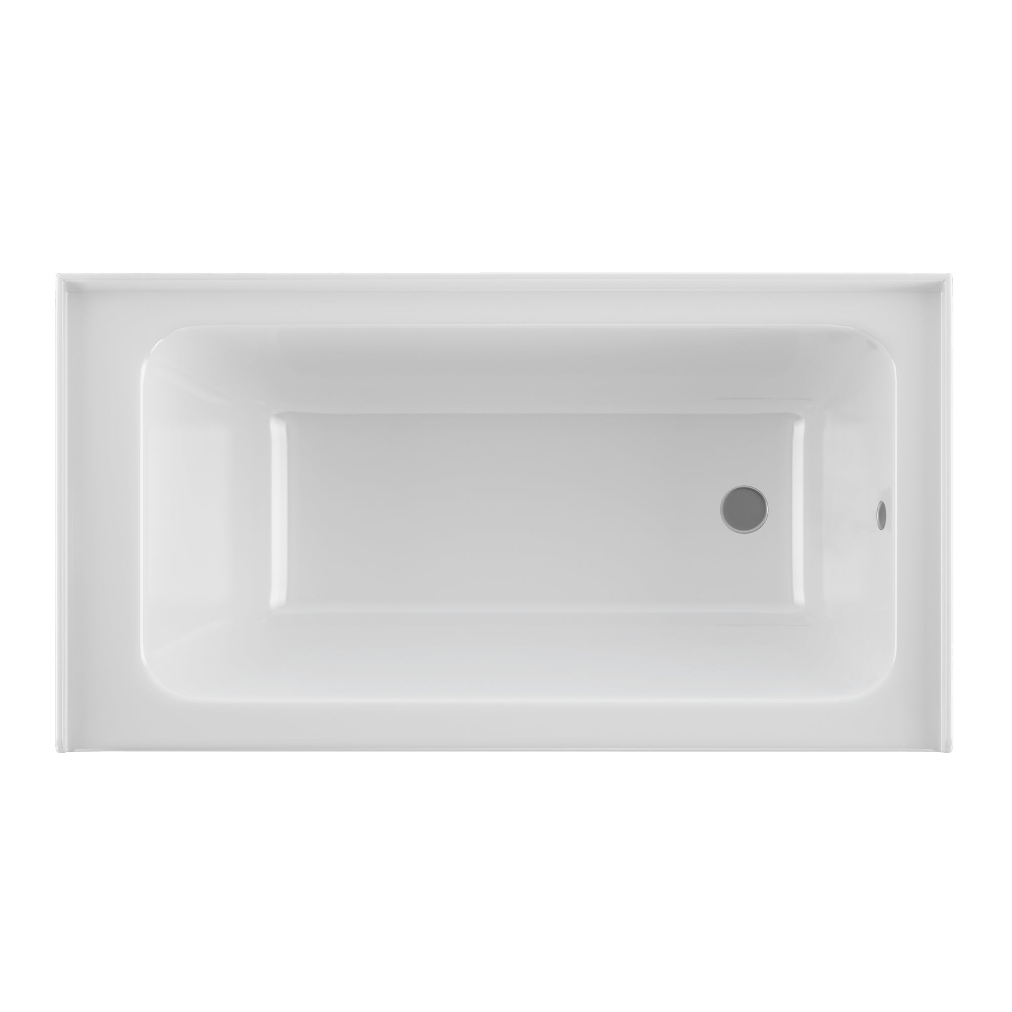 PULSE ShowerSpas 32" Wide White 100% High Gloss Acrylic Alcove Tub - Fiberglass middle layer - 20"H x 60"W x 32"D - Right Configuration - PT-2001-32 - Vital Hydrotherapy