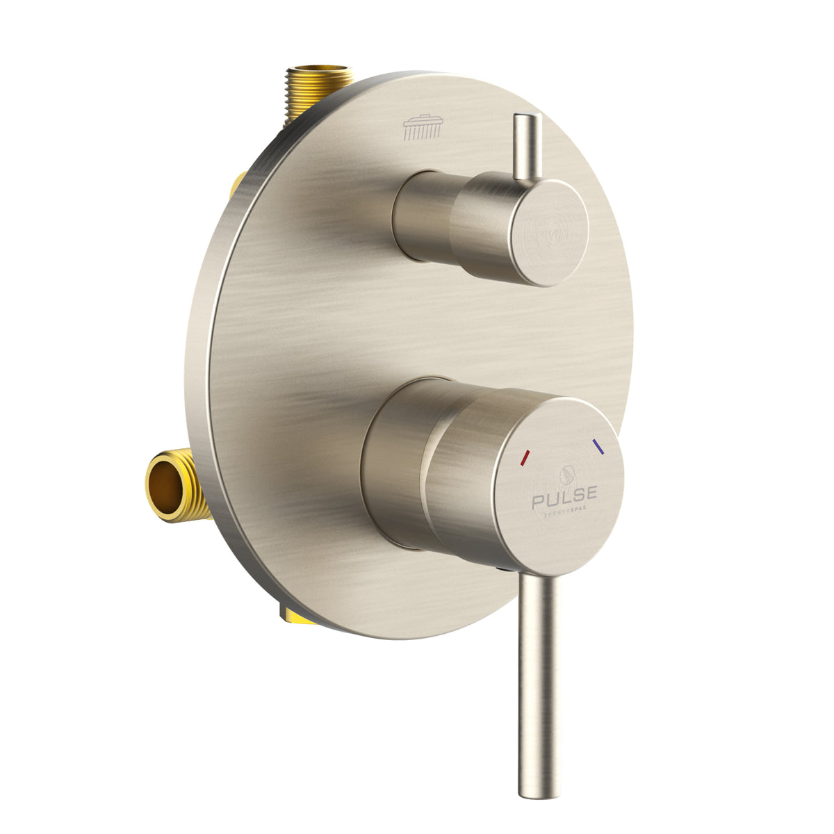 PULSE ShowerSpas Two Way Tru-Temp Pressure Balance 1/2" Rough-In Valve with Trim Kit 3005-RIVD - Vital Hydrotherapy