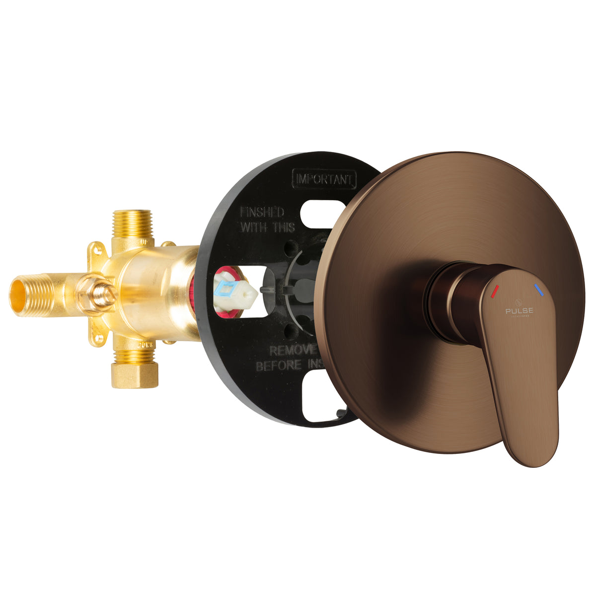PULSE ShowerSpas Tru-Temp Pressure Balance 1/2" Rough-In Valve with Trim Kit 3001-RIV-PB - Vital Hydrotherapy