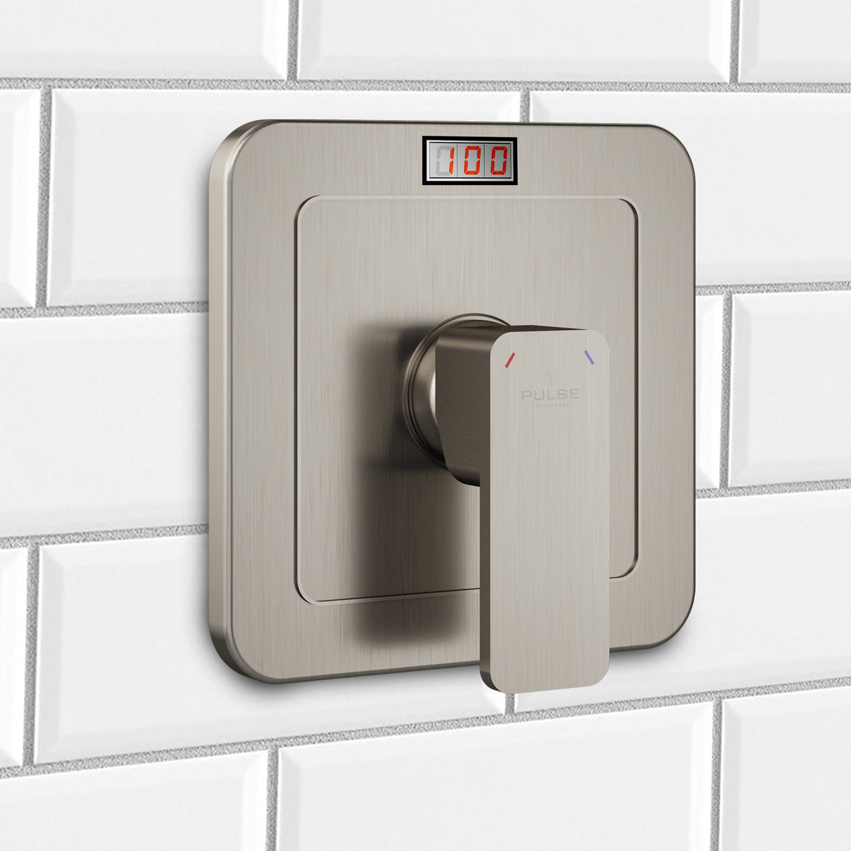 PULSE ShowerSpas LED Tru-Temp Pressure Balance 1/2" Rough-In Valve with Trim Kit 3004-RIV-PB - Vital Hydrotherapy