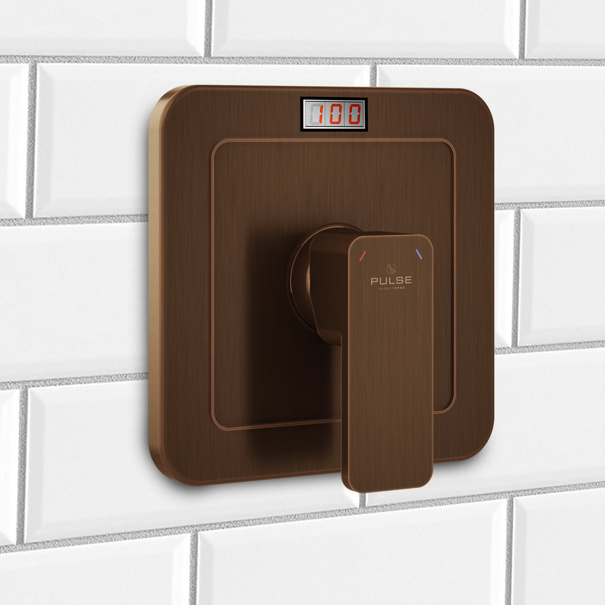 PULSE ShowerSpas LED Tru-Temp Pressure Balance 1/2" Rough-In Valve with Trim Kit 3004-RIV-PB - Vital Hydrotherapy