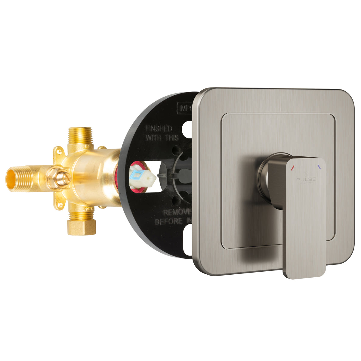 PULSE ShowerSpas Tru-Temp Pressure Balance 1/2" Rough-In Valve with Trim Kit 3003-RIV-PB - Vital Hydrotherapy