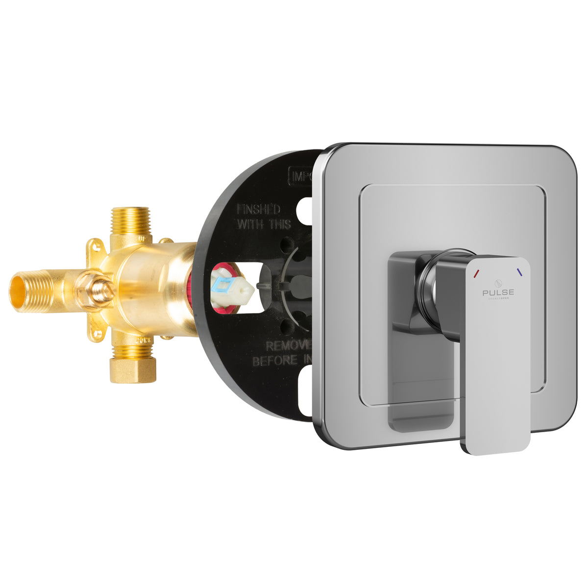 PULSE ShowerSpas Tru-Temp Pressure Balance 1/2" Rough-In Valve with Trim Kit 3003-RIV-PB - Vital Hydrotherapy