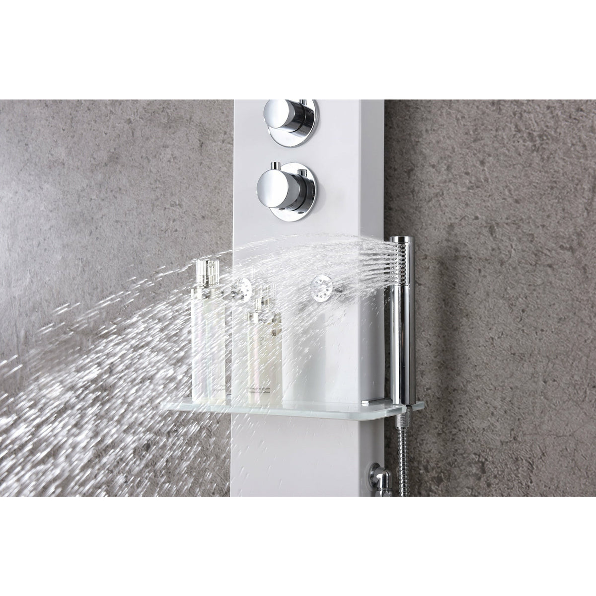 Anzzi Deco-Glass Shampoo Shelf SP-AZ8088 - Vital Hydrotherapy