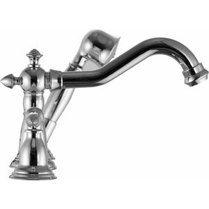 Anzzi Patriarch 2-Handle Deck-mount Roman Tub Faucet With Handheld Sprayer - Polished Chrome Finish - Dual Handle Bathtub Faucet - Extendable Handheld Sprayer - FR-AZ091 - Vital Hydrotherapy