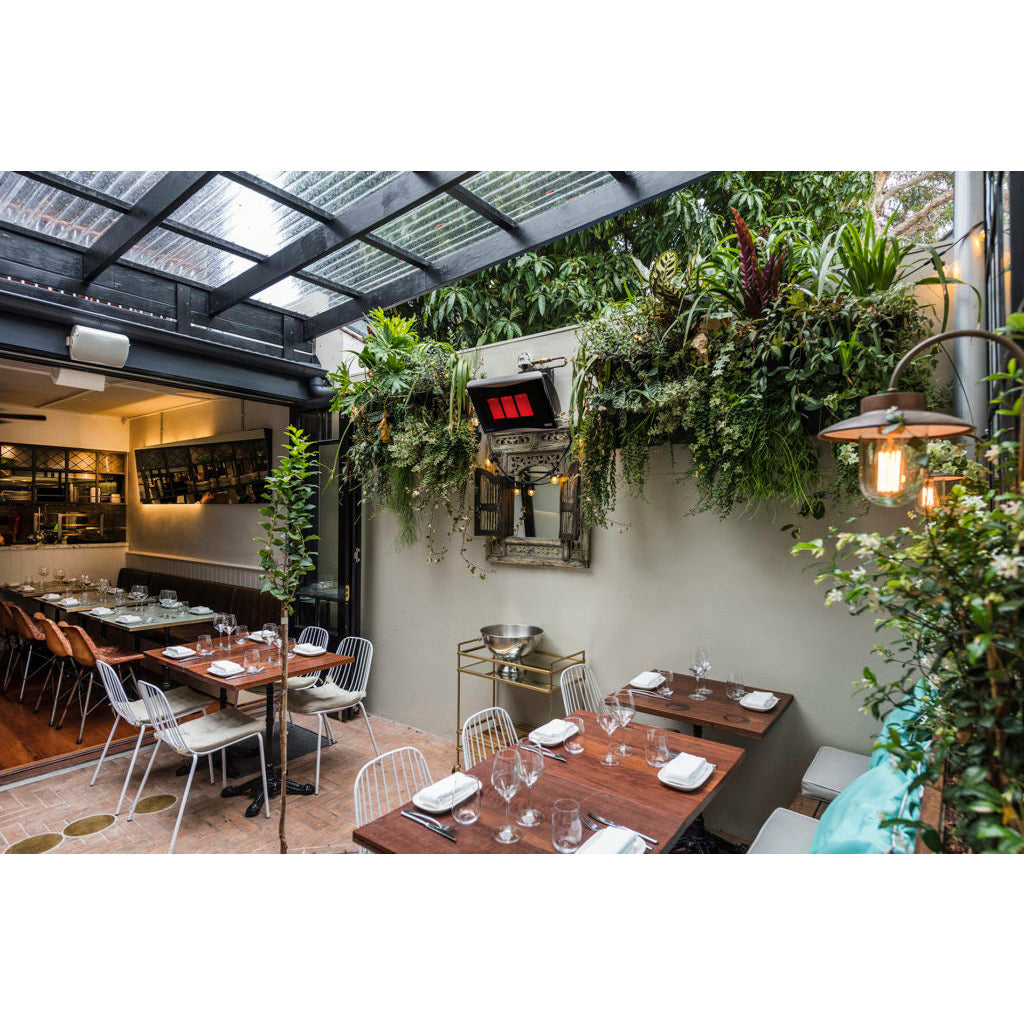 Platinum 300 Smart-Heat Liquid Propane Gas Heater Ceramic Tinted Glass Ceramic Screen wall mounted set outdoor