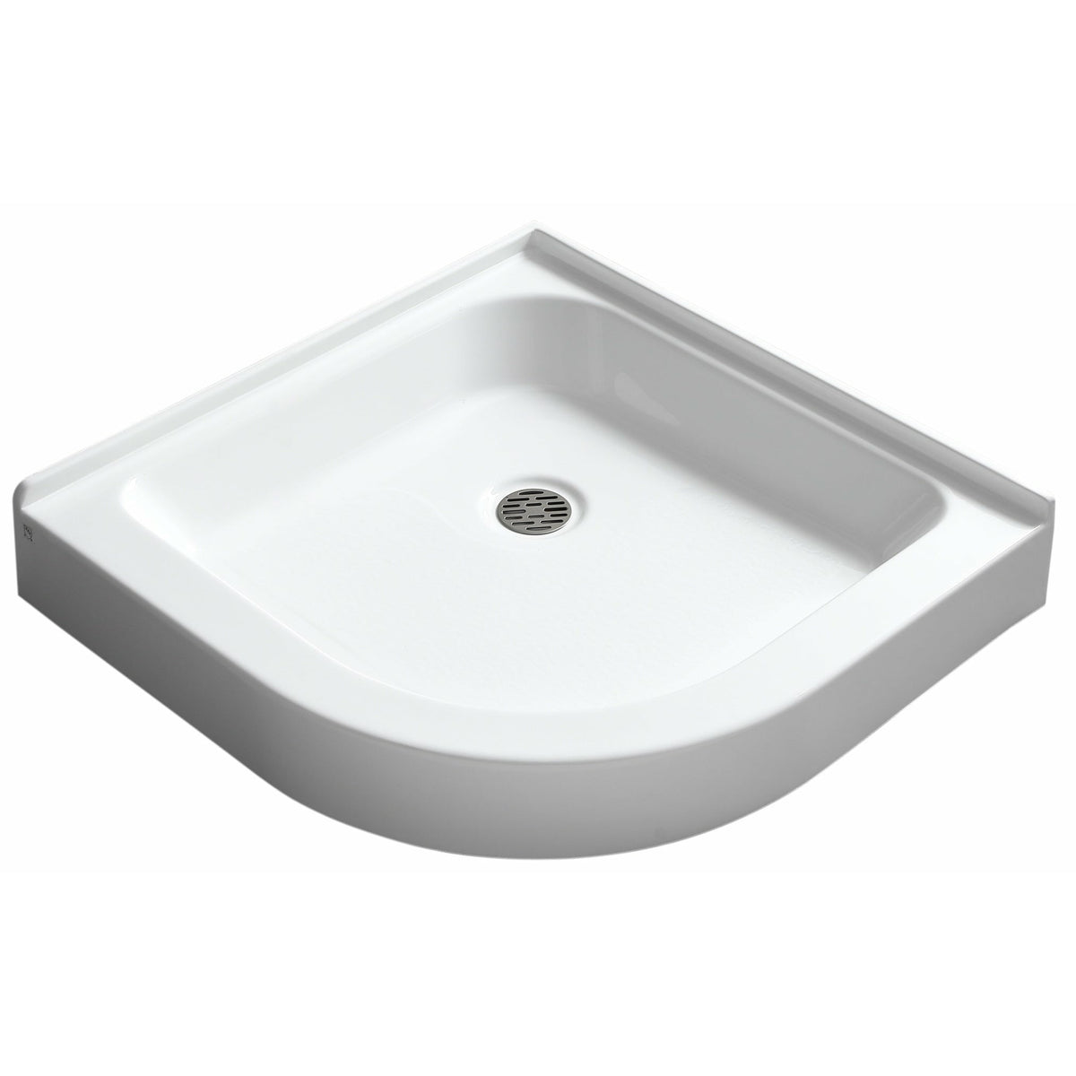 Anzzi Randi 36 x 36  in. Neo-Round Double Threshold Shower Base in White SB-AZ01RO - Vital Hydrotherapy