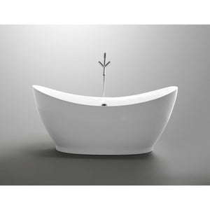 Anzzi Reginald Series 5.67 ft. Freestanding Soaking Bathtub in Acrylic High Gloss White FT-AZ091 - Vital Hydrotherapy