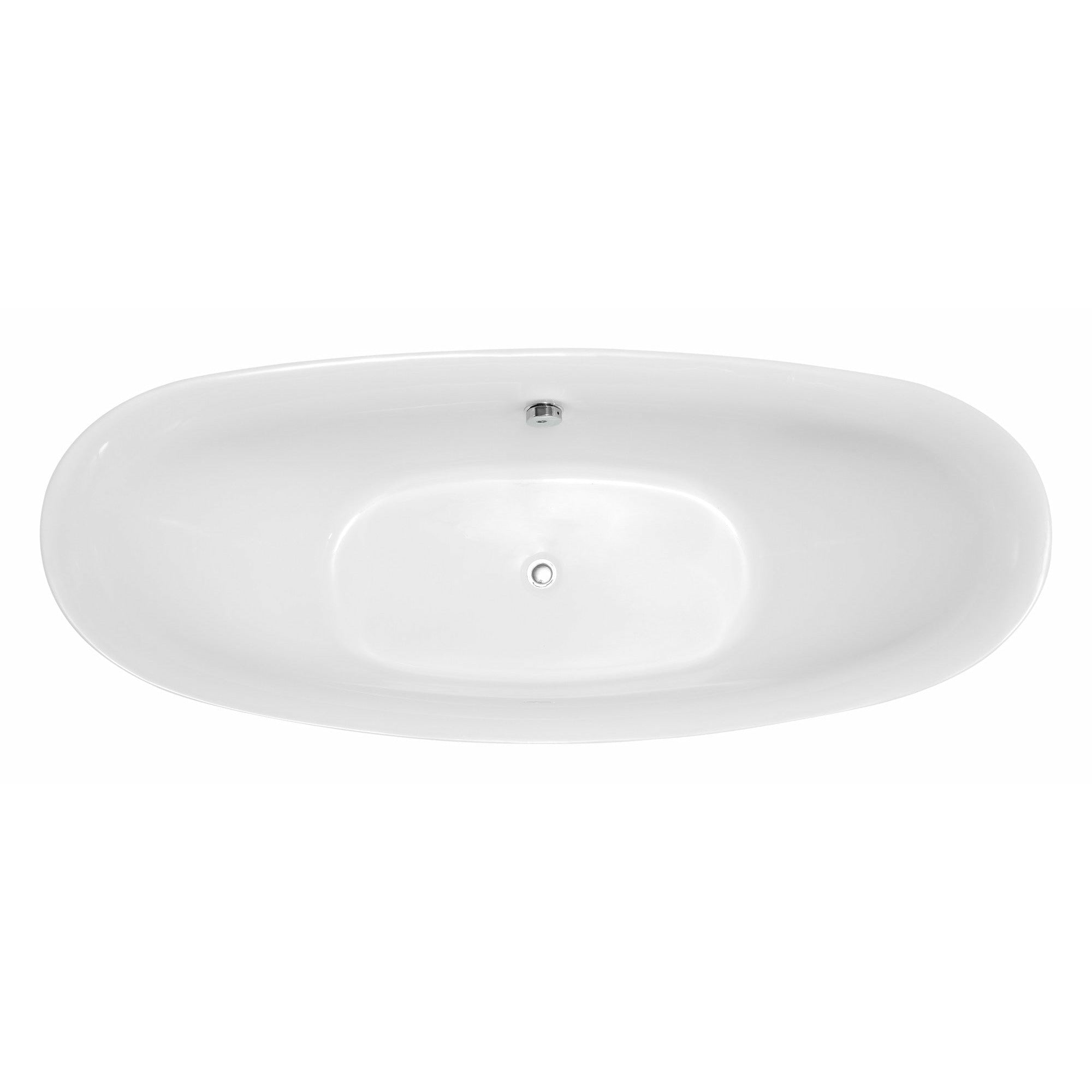 Anzzi Reginald Series 5.67 ft. Freestanding Soaking Bathtub in Acrylic High Gloss White FT-AZ091 - Vital Hydrotherapy