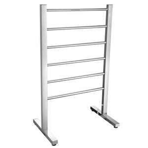 Anzzi Riposte Series 6-Bar Stainless Steel Floor Mounted Electric Towel Warmer Rack (Polished Chrome) TW-AZ102 - Vital Hydrotherapy