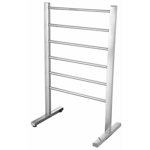 Anzzi Riposte Series 6-Bar Stainless Steel Floor Mounted Electric Towel Warmer Rack (Polished Chrome) TW-AZ102 - Vital Hydrotherapy