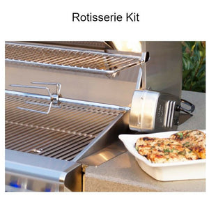 American Outdoor Grill Rotisserie Kit for 24" Aog Grill - Stainless Steel Spit Rod With Handle - RK24 - Vital Hydrotherapy