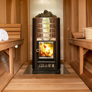 Harvia M3 Wood Burning Sauna Heater with Rocks