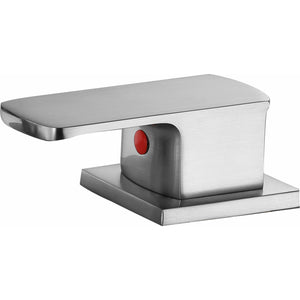 Roman Tub Faucet Handle - Brushed Nickel Finish - Hot - Vital Hydrotherapy