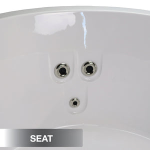 Canadian Spa Okanagan 4-Person 10-Jet Portable Hot Tub - Seat - Stainless steel hydrotherapy jets - Vital Hydrotherapy
