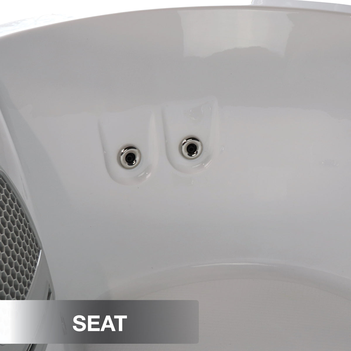 Canadian Spa Okanagan 4-Person 10-Jet Portable Hot Tub - Seat - Stainless steel hydrotherapy jets - Vital Hydrotherapy